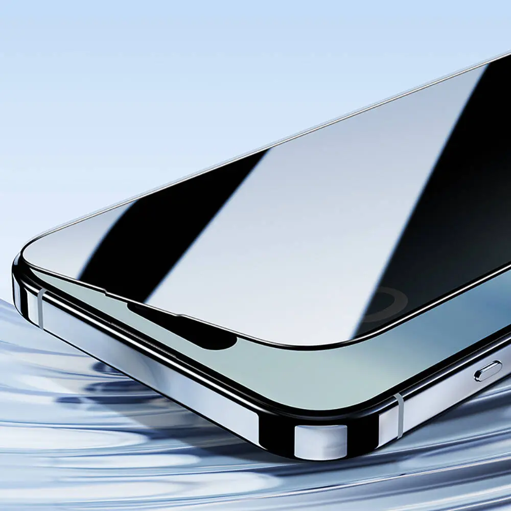 iPhone 14 Pro Gizlilik Ekran Koruyucu, Kolay Uygulama Aparatlı - Benks Ultra Shield