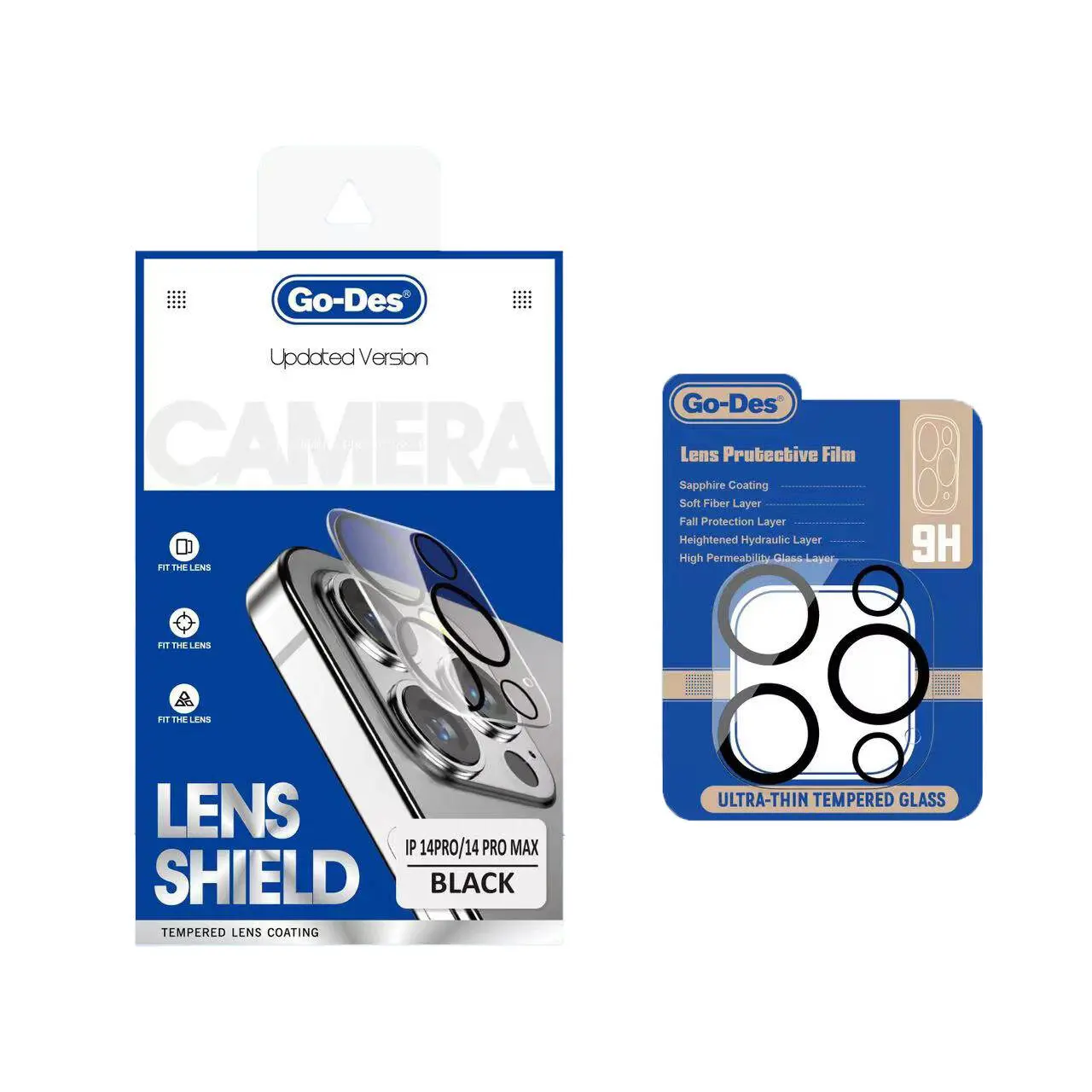 iPhone 14 Pro Kamera Lens Koruyucu - Go Des Lens Shield CL-14