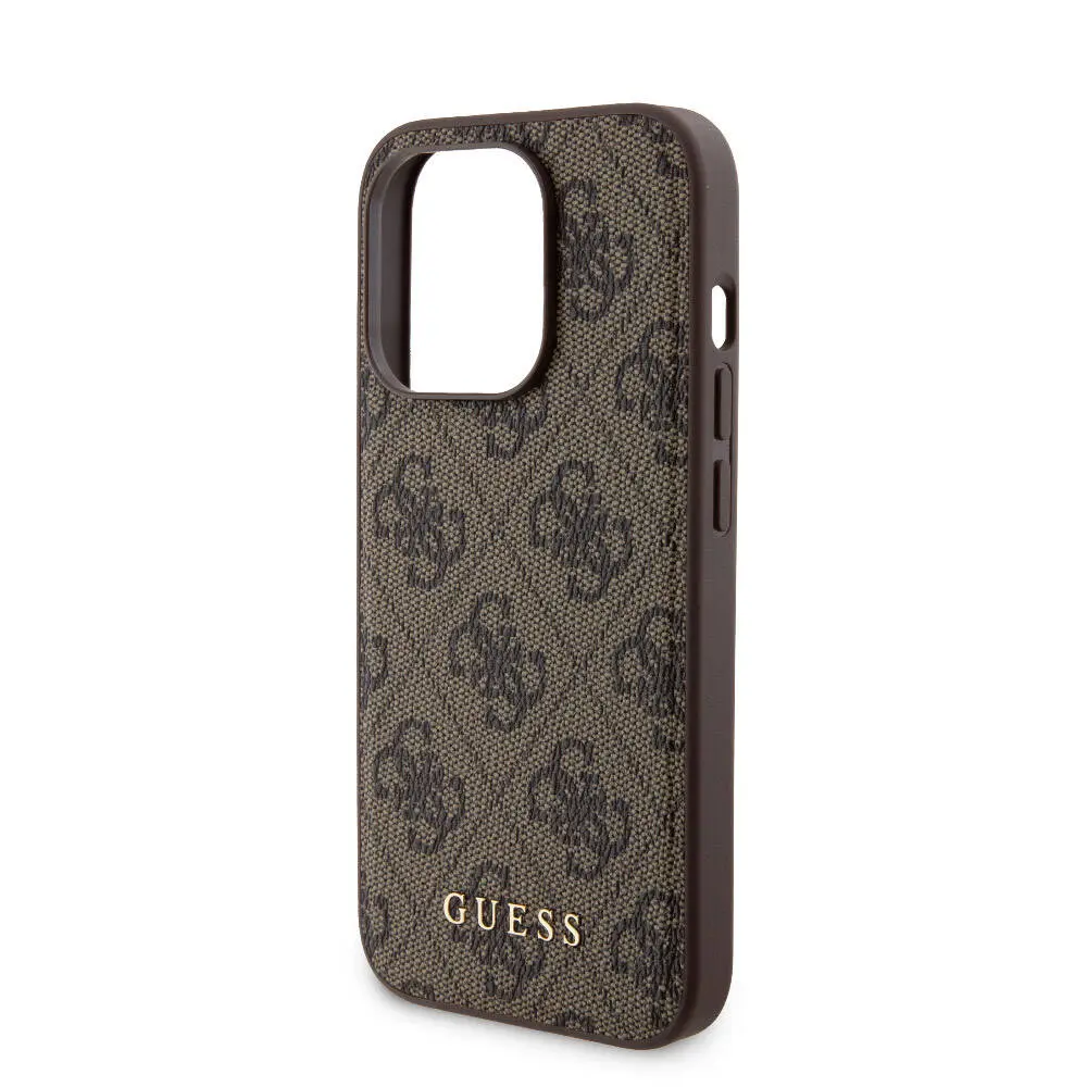 iPhone 14 Pro MagSafe Uyumlu Kılıf - Guess 4G Desenli, Powerbank Hediyeli