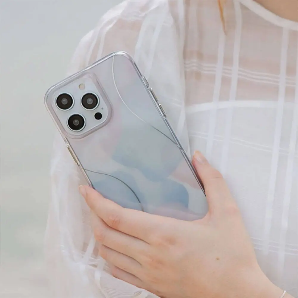 iPhone 14 Pro Dalgalı Çizgi Desenli Kılıf - Coehl Palette