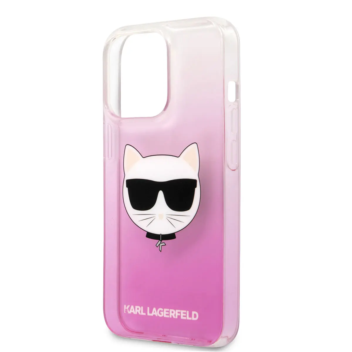 iPhone 14 Pro Sert TPU Kılıf, Choupette Dizayn - Karl Lagerfeld