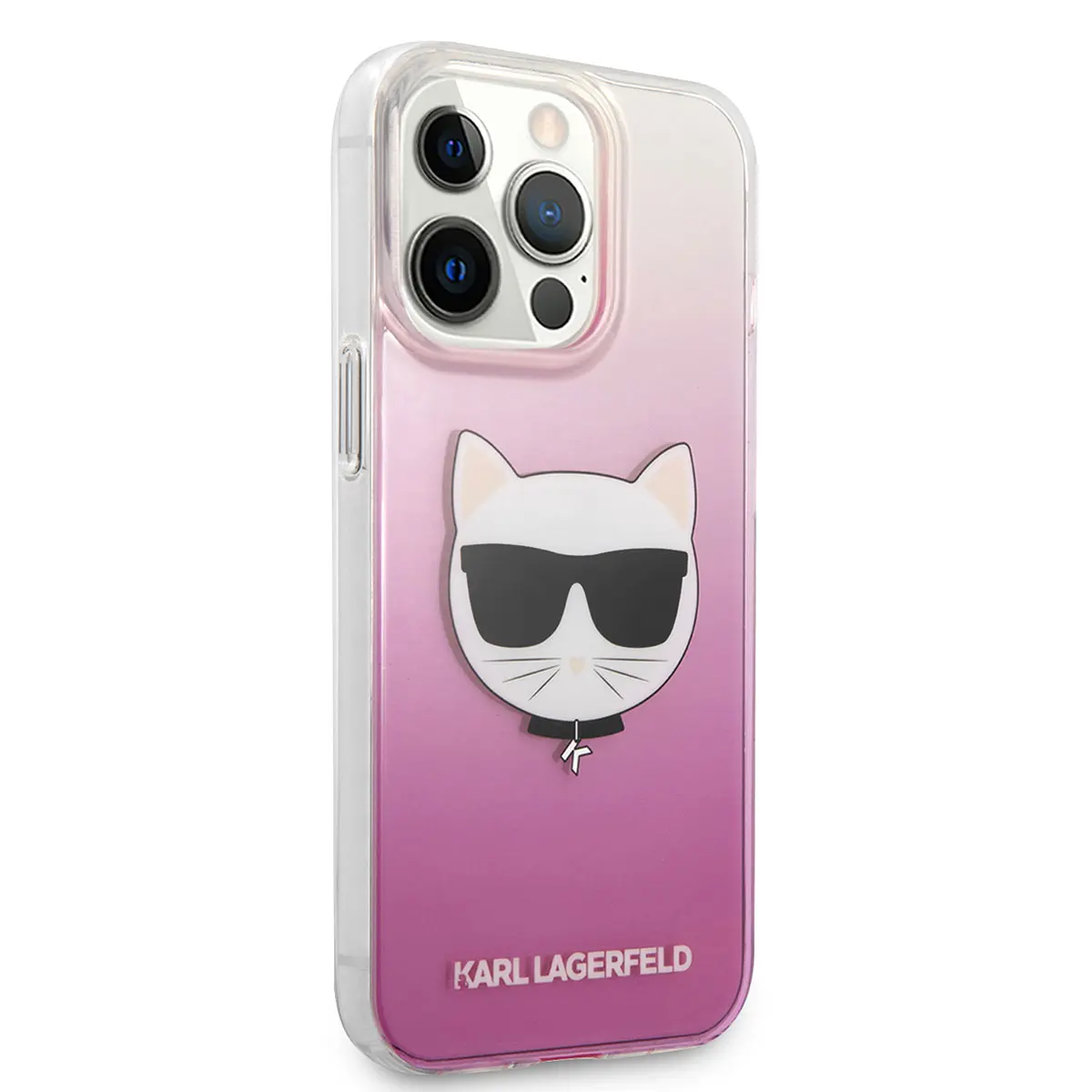 iPhone 14 Pro Sert TPU Kılıf, Choupette Dizayn - Karl Lagerfeld