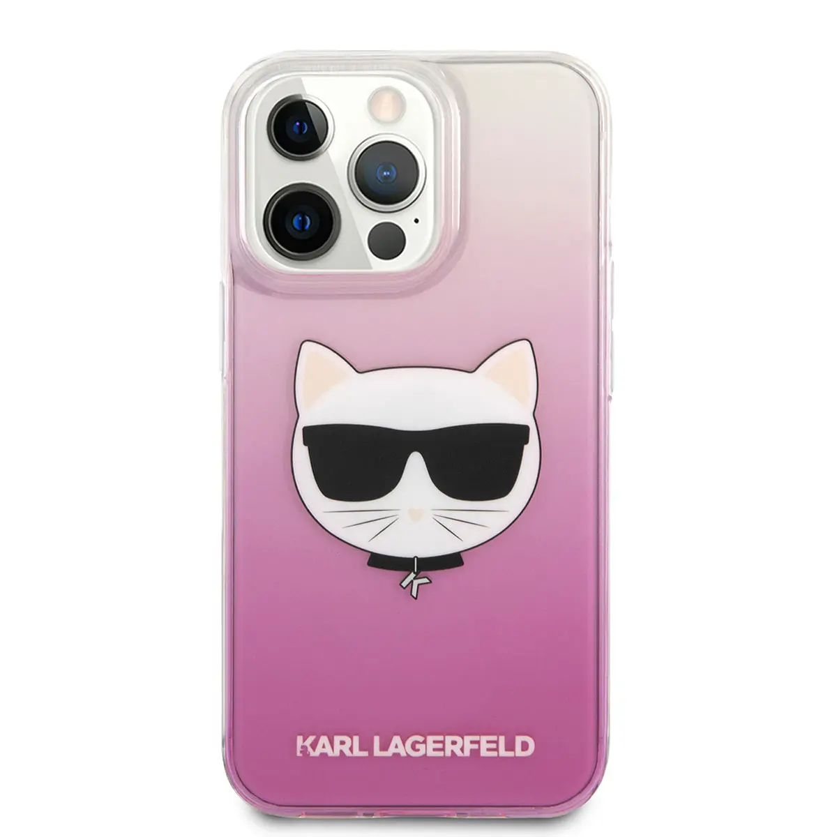 iPhone 14 Pro Sert TPU Kılıf, Choupette Dizayn - Karl Lagerfeld