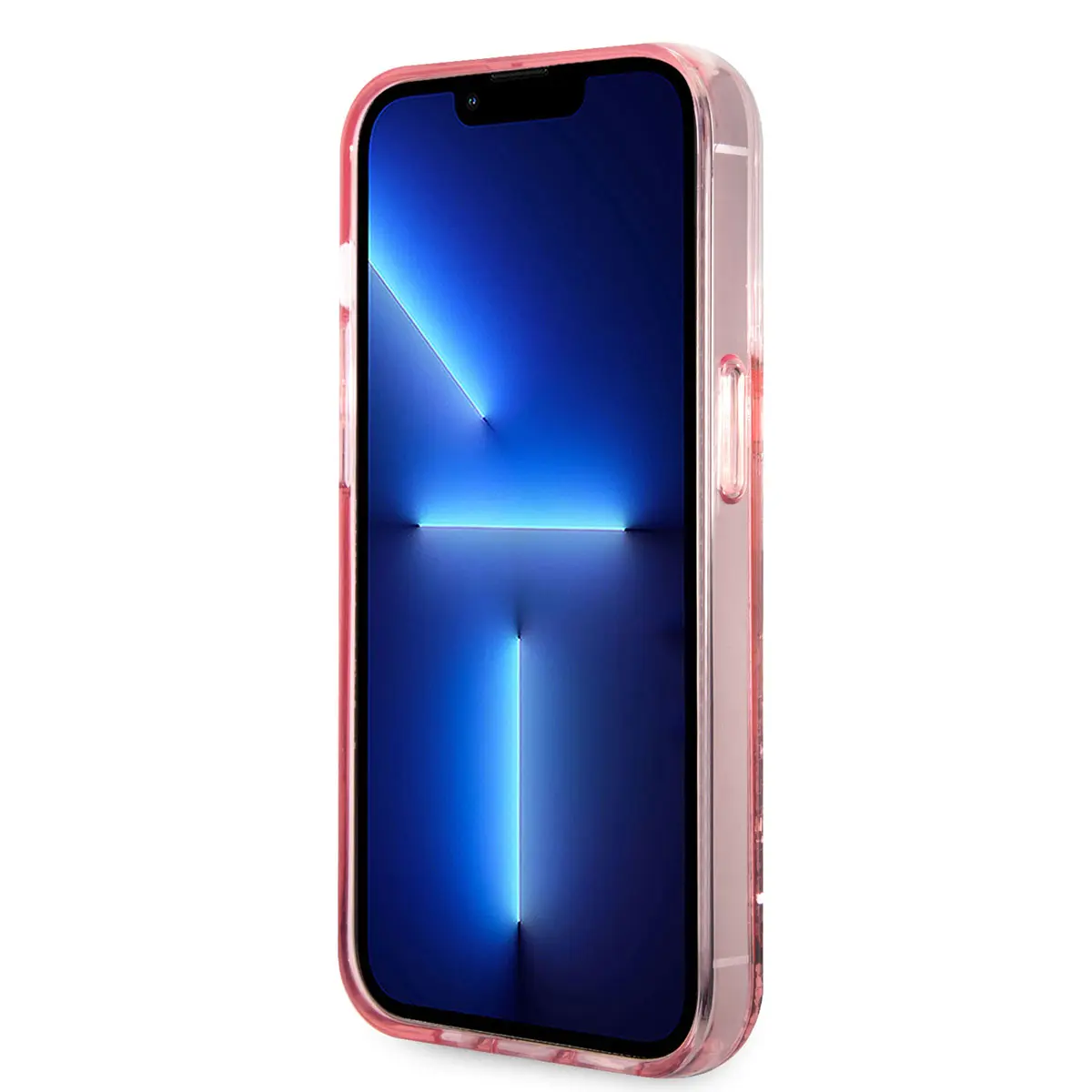 iPhone 14 Pro Sıvılı Simli Karl Head Desenli Kılıf - Karl Lagerfeld