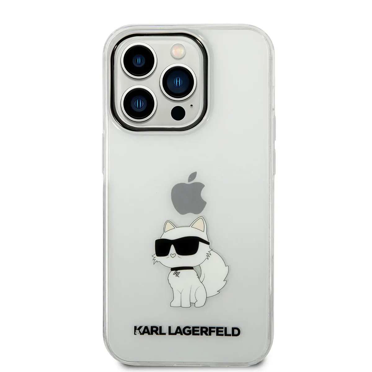 iPhone 14 Pro Şeffaf Kılıf, Choupette Dizaynlı - Karl Lagerfeld