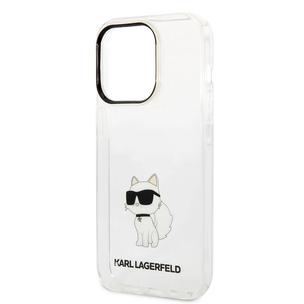 iPhone 14 Pro Şeffaf Kılıf, Choupette Dizaynlı - Karl Lagerfeld