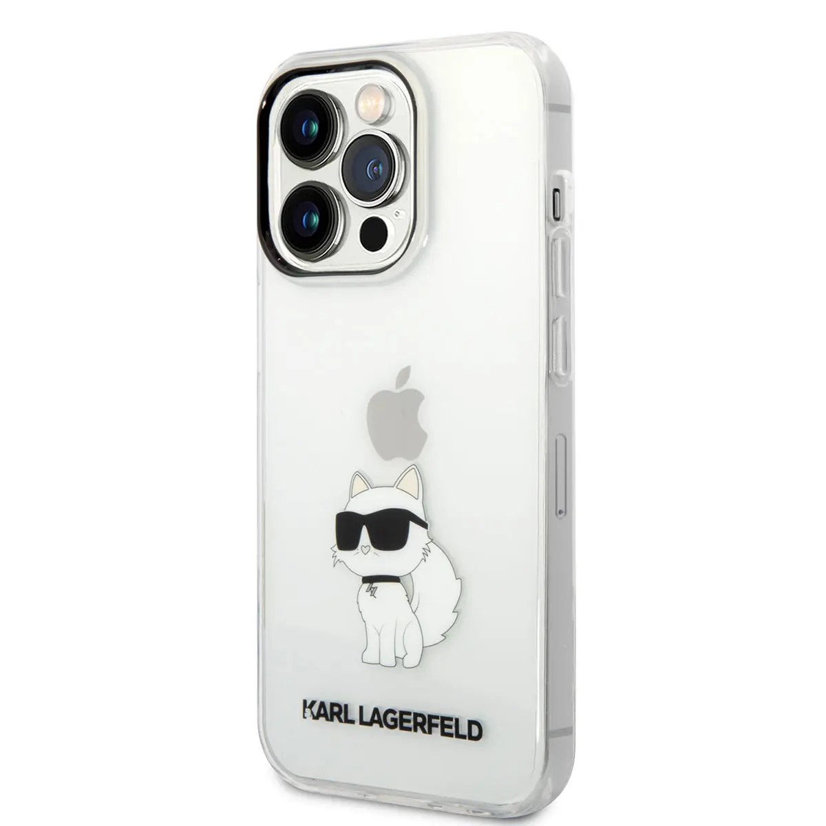 iPhone 14 Pro Şeffaf Kılıf, Choupette Dizaynlı - Karl Lagerfeld
