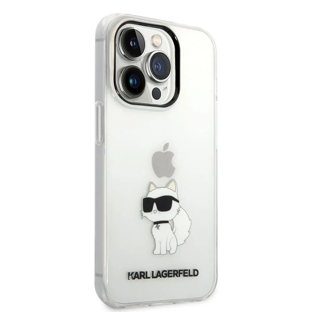 iPhone 14 Pro Şeffaf Kılıf, Choupette Dizaynlı - Karl Lagerfeld