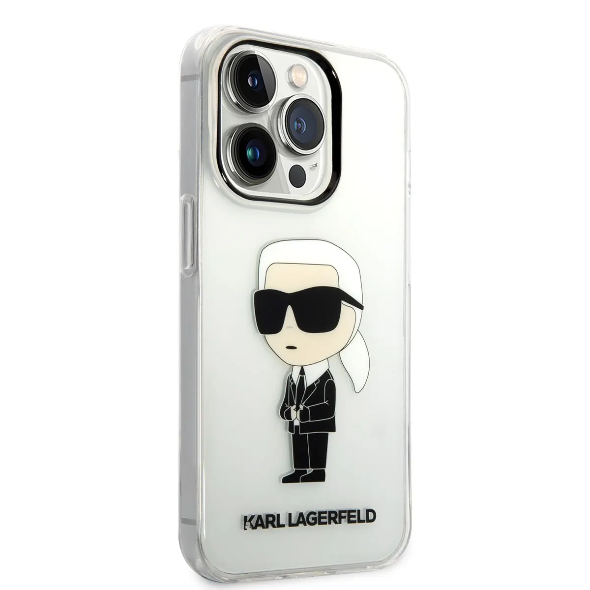 iPhone 14 Pro Şeffaf Kılıf, İkonik Karl Dizayn - Karl Lagerfeld