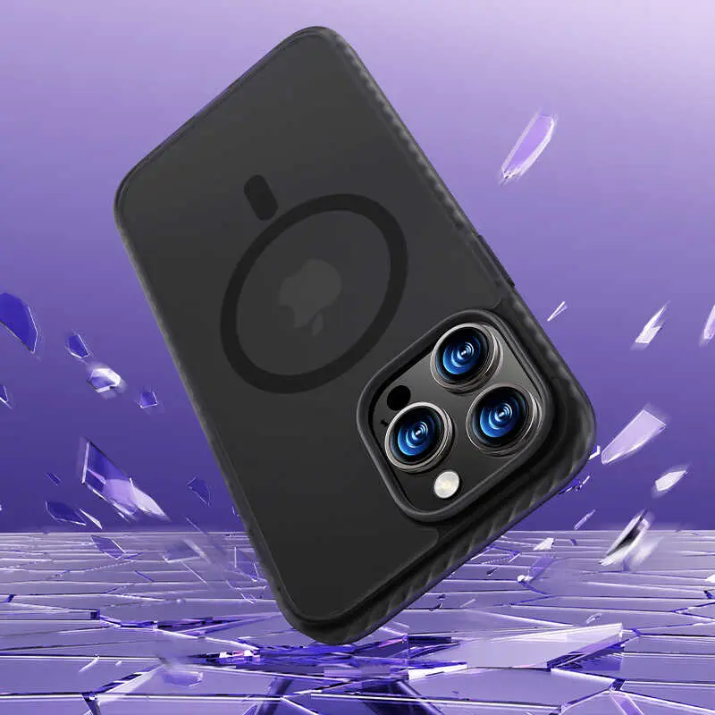iPhone 14 Pro Mat Arka Yüzeyli Airbag Köşeli Kılıf - Benks Icesand