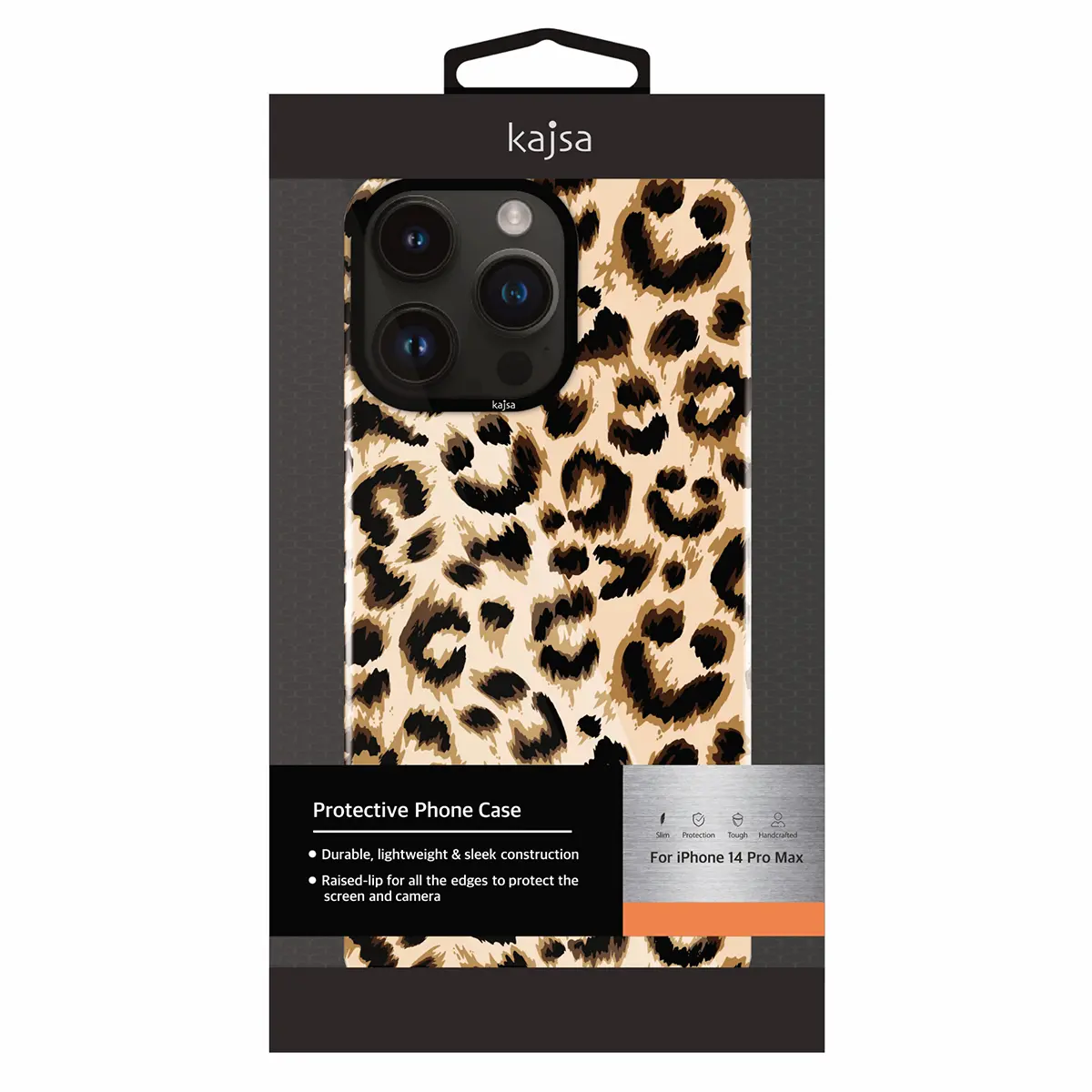 iPhone 14 Pro HD Desenli Kılıf - Kajsa Shield Plus Wild Serisi
