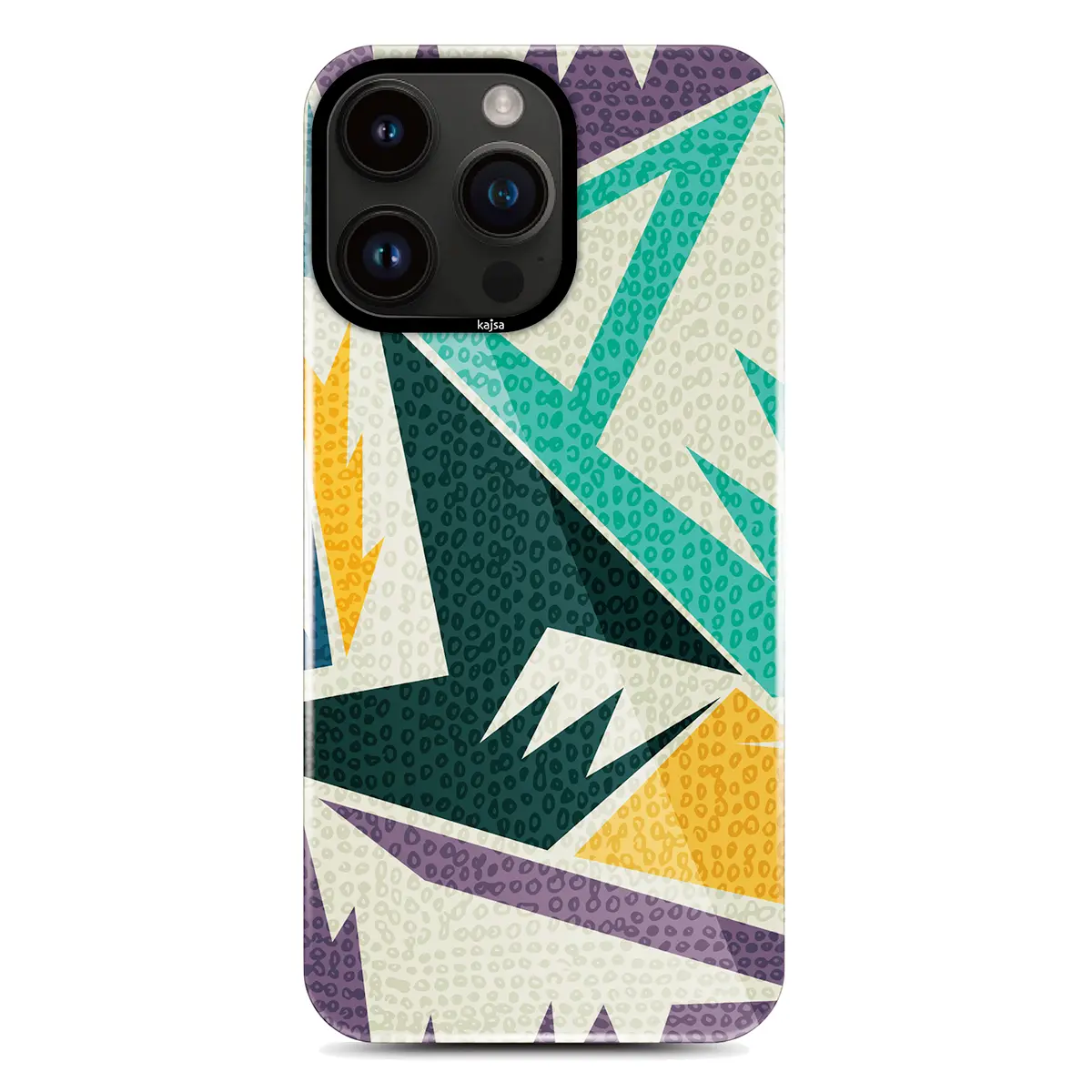 iPhone 14 Pro Desenli Kılıf - Kajsa Shield Plus Flower Graphic