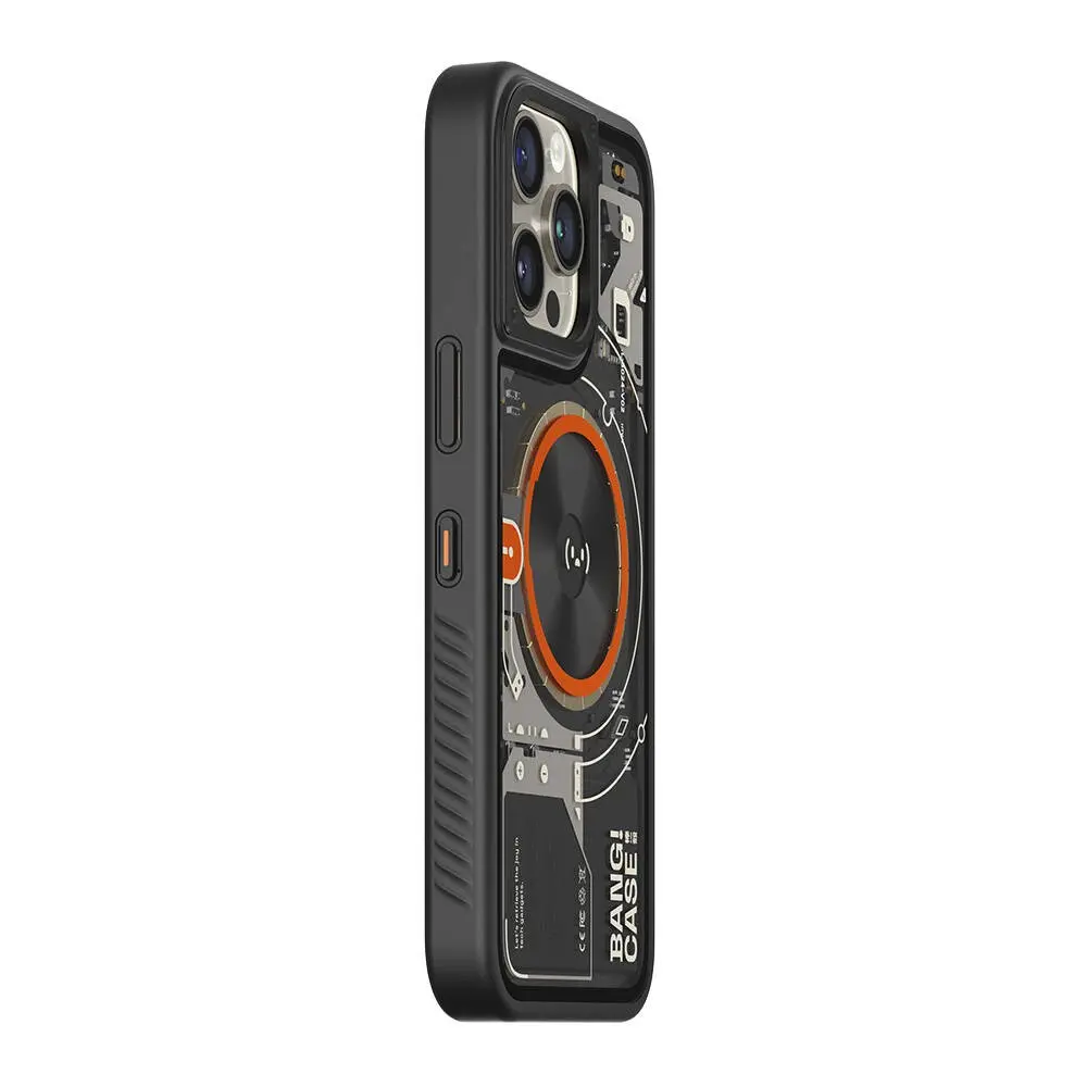 Apple iPhone 14 Pro Kılıf Özelleştirilebilir 3 Fonksiyonlu Bluetooth Bağlantılı Bitmo Lab Bangcase Akıllı M-safe Kapak