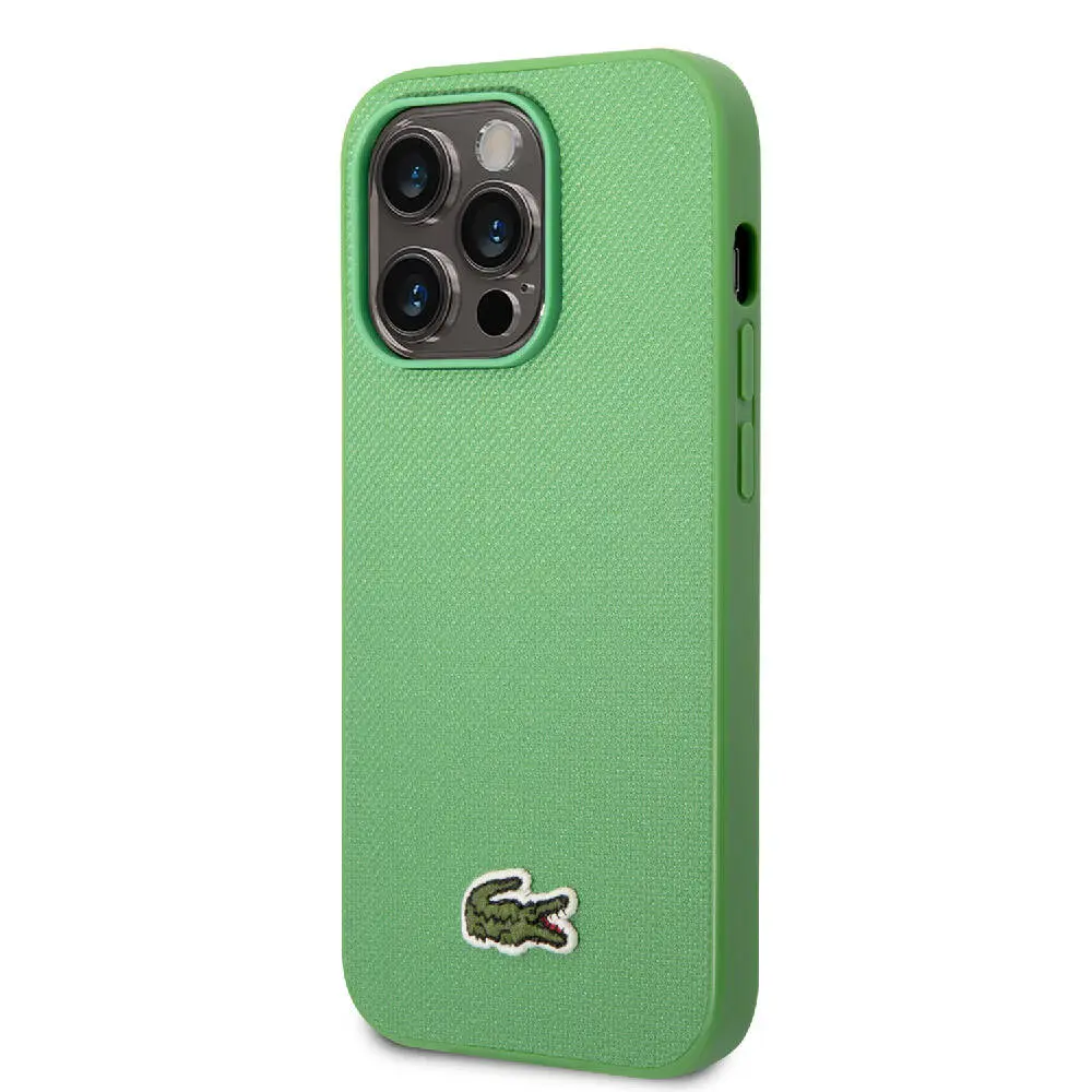iPhone 14 Pro PU Pike Desenli Lisanslı Kılıf - Lacoste