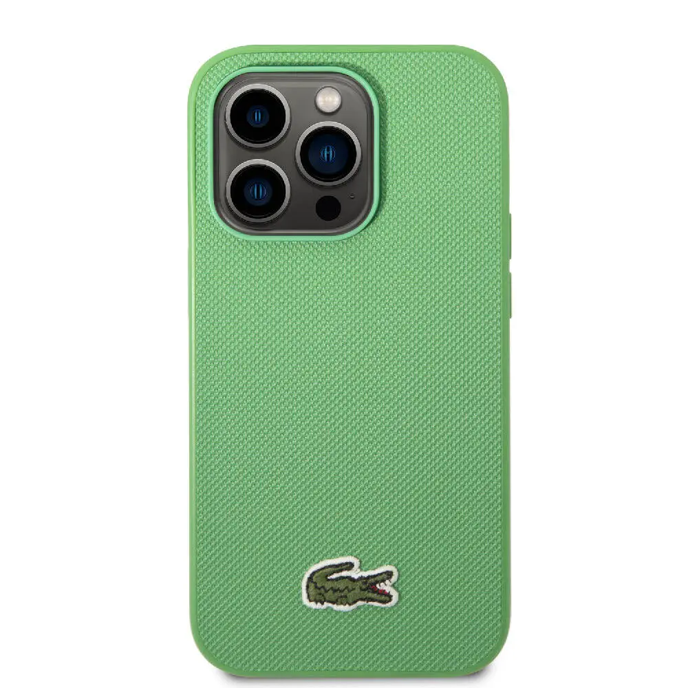 iPhone 14 Pro PU Pike Desenli Lisanslı Kılıf - Lacoste
