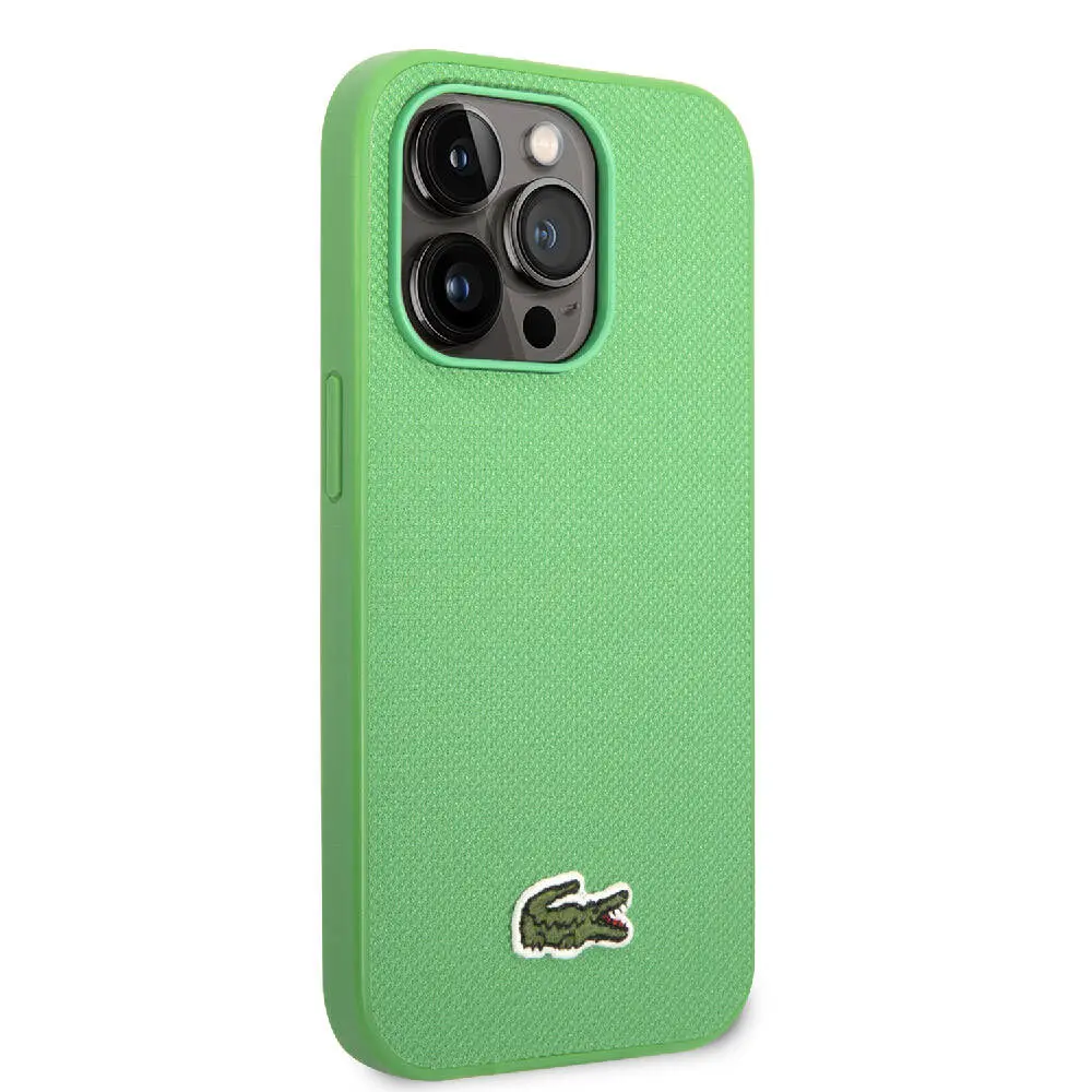 iPhone 14 Pro PU Pike Desenli Lisanslı Kılıf - Lacoste