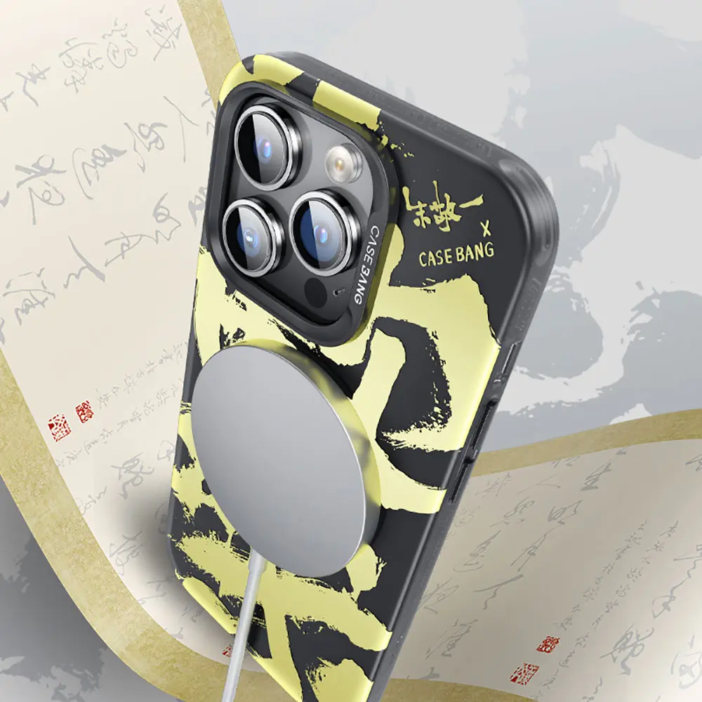 iPhone 14 Pro MagSafe Uyumlu Kılıf - Benks Casebang Calligraphy Joy