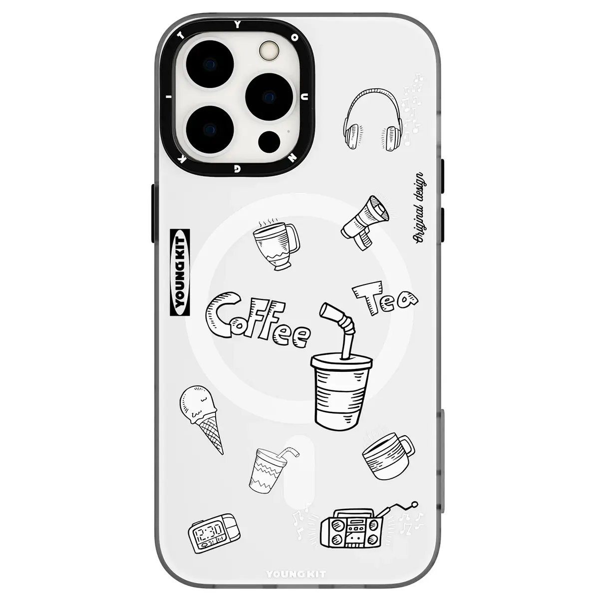 iPhone 14 Pro MagSafe Uyumlu Desenli Kılıf - Youngkit Plaything