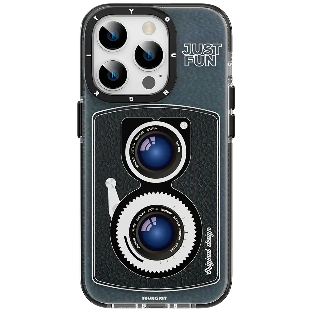 iPhone 14 Pro MagSafe Uyumlu Lens Figürlü Kılıf - YoungKit Art Film Serisi