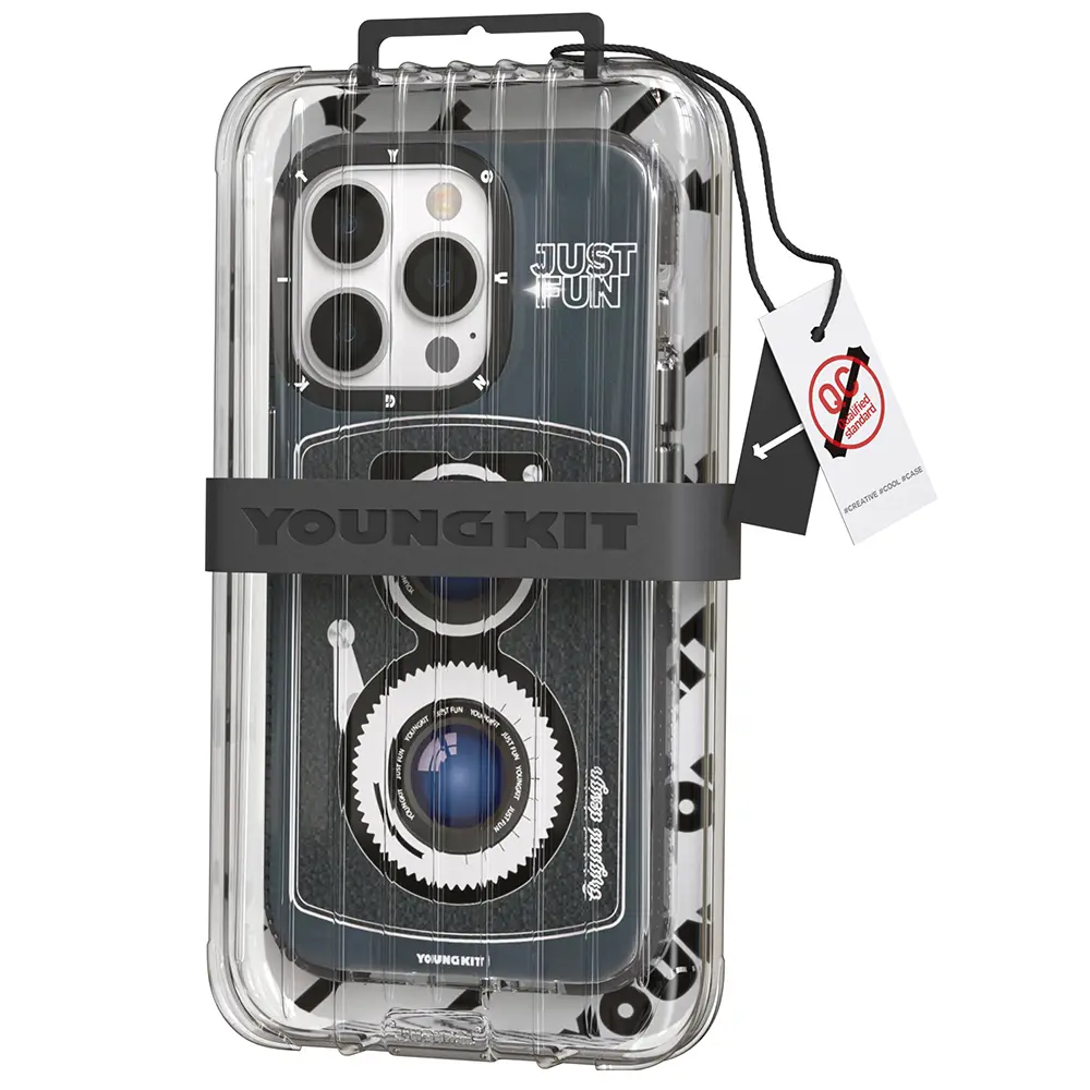 iPhone 14 Pro MagSafe Uyumlu Lens Figürlü Kılıf - YoungKit Art Film Serisi