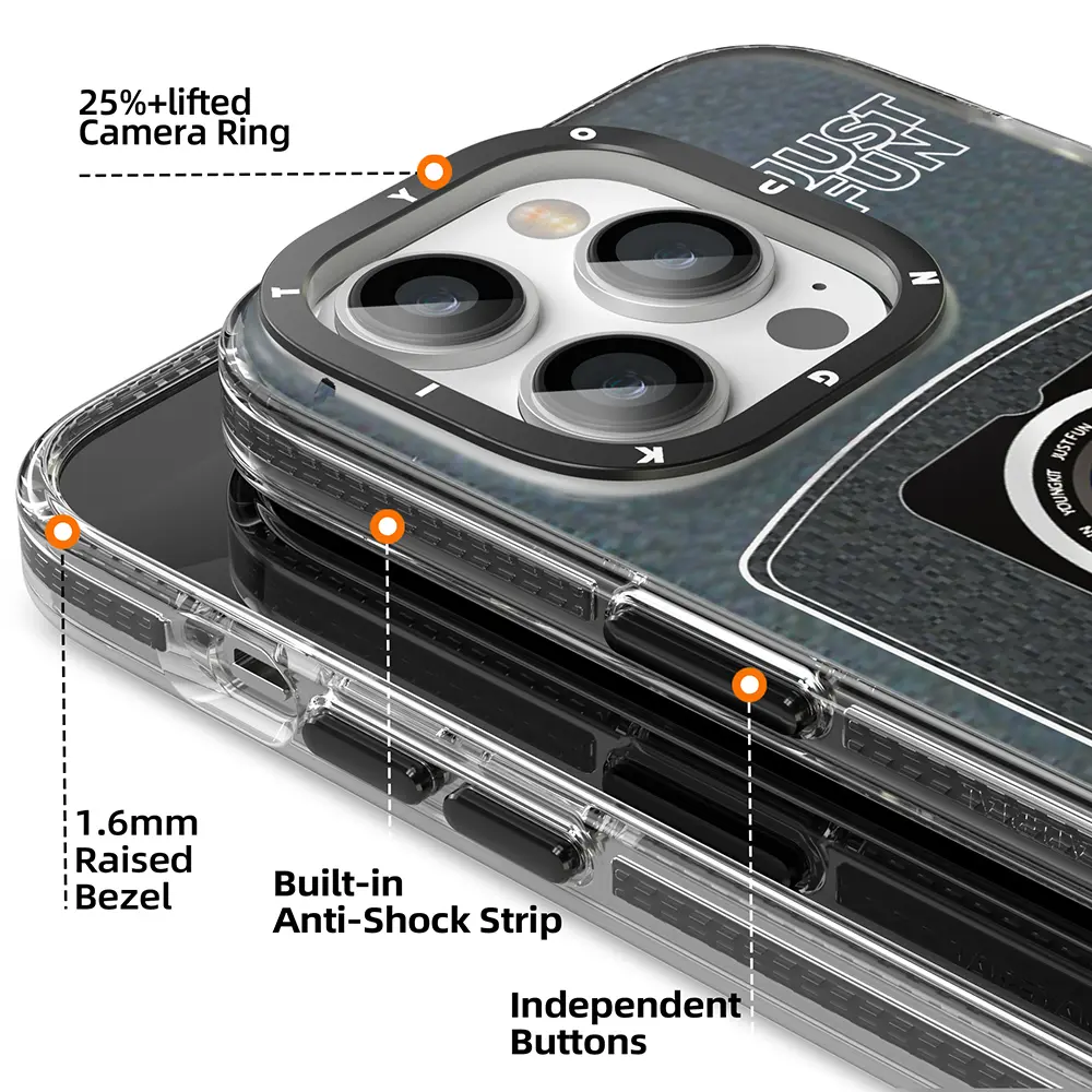 iPhone 14 Pro MagSafe Uyumlu Lens Figürlü Kılıf - YoungKit Art Film Serisi
