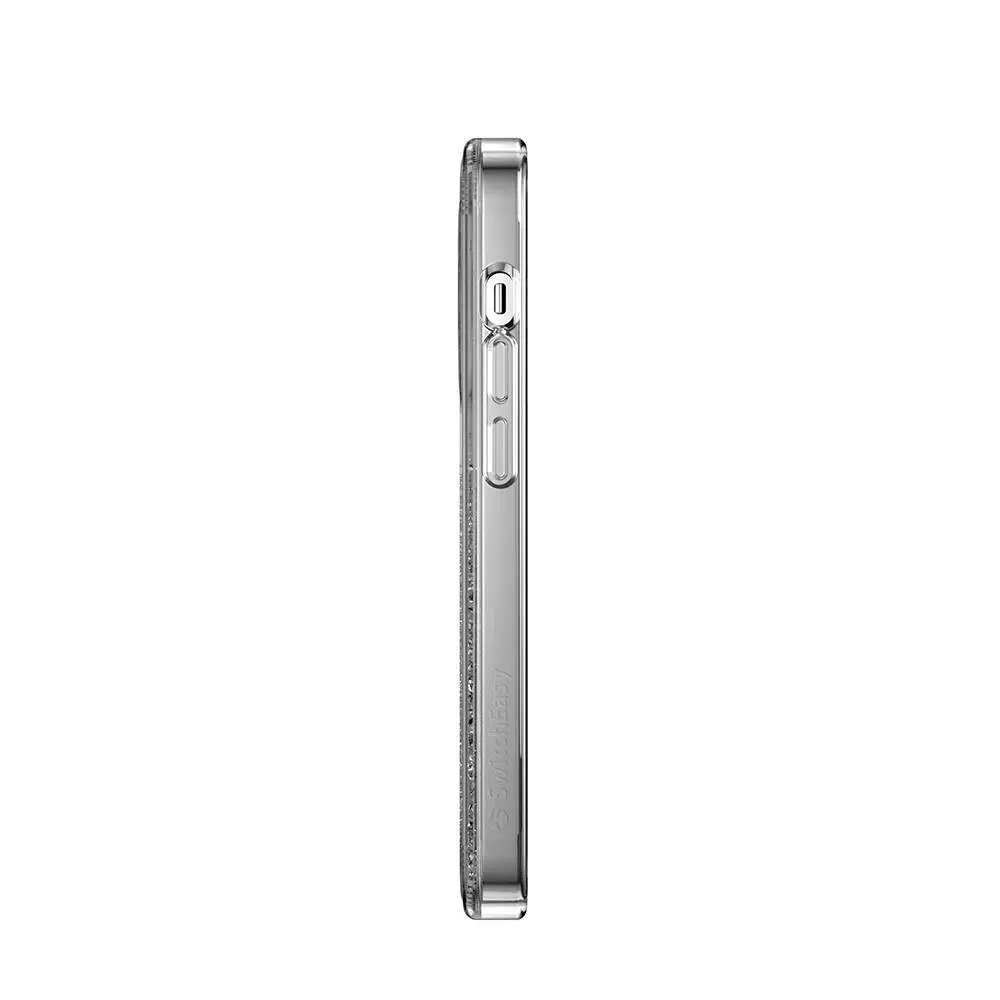iPhone 14 Pro MagSafe Uyumlu Şeffaf Simli Kılıf - Switcheasy Starfield-M