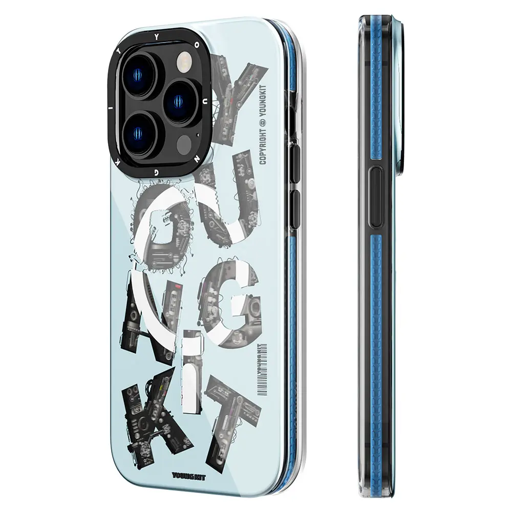 iPhone 14 Pro MagSafe Uyumlu Kılıf - YoungKit Mechanic Serisi