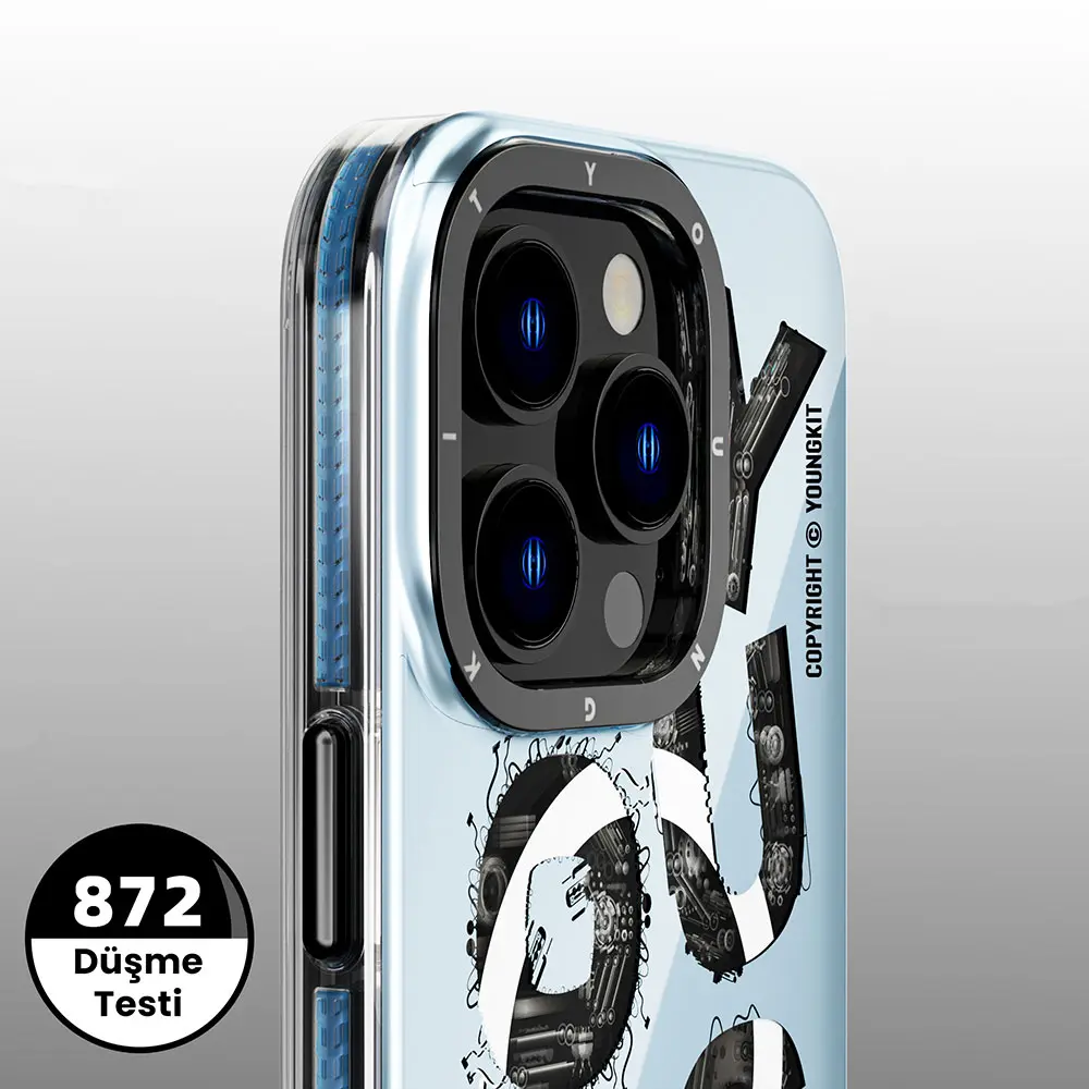 iPhone 14 Pro MagSafe Uyumlu Kılıf - YoungKit Mechanic Serisi
