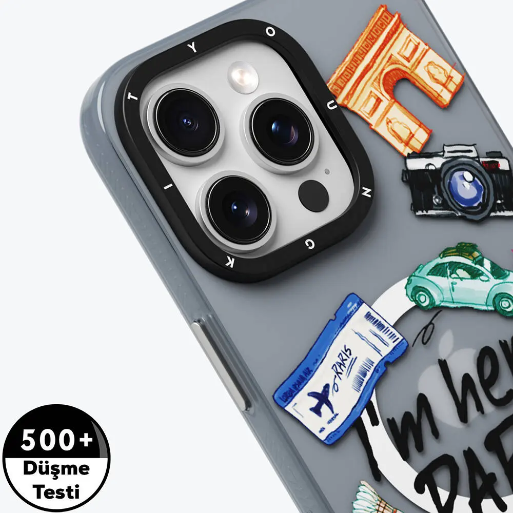 iPhone 14 Pro MagSafe Uyumlu Kılıf - Youngkit in Paris Serisi