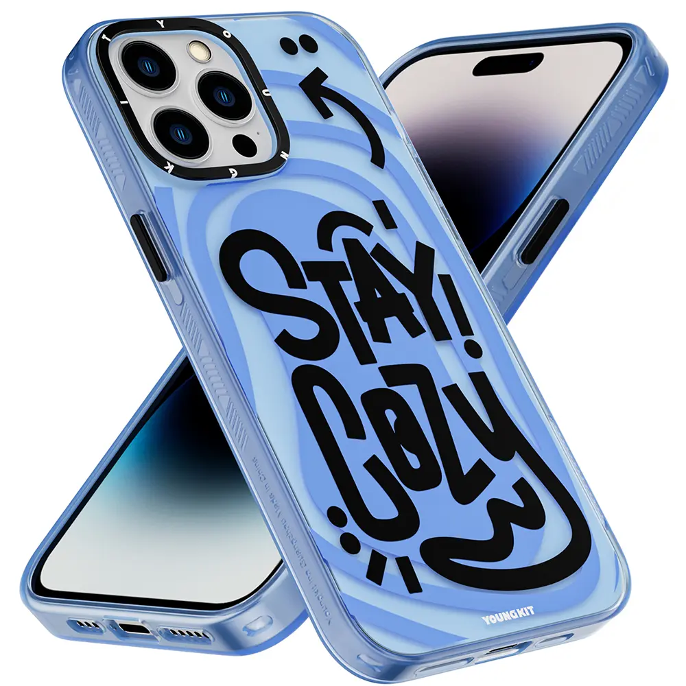iPhone 14 Pro Figürlü Kılıf - YoungKit Happy Mood Serisi