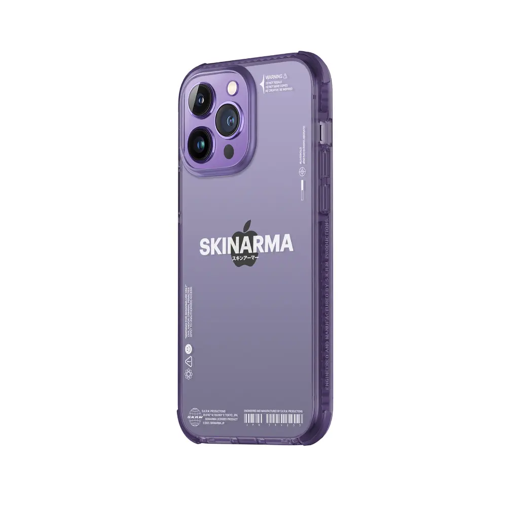 iPhone 14 Pro Şeffaf Airbag Tasarımlı Kılıf - Skinarma Iro