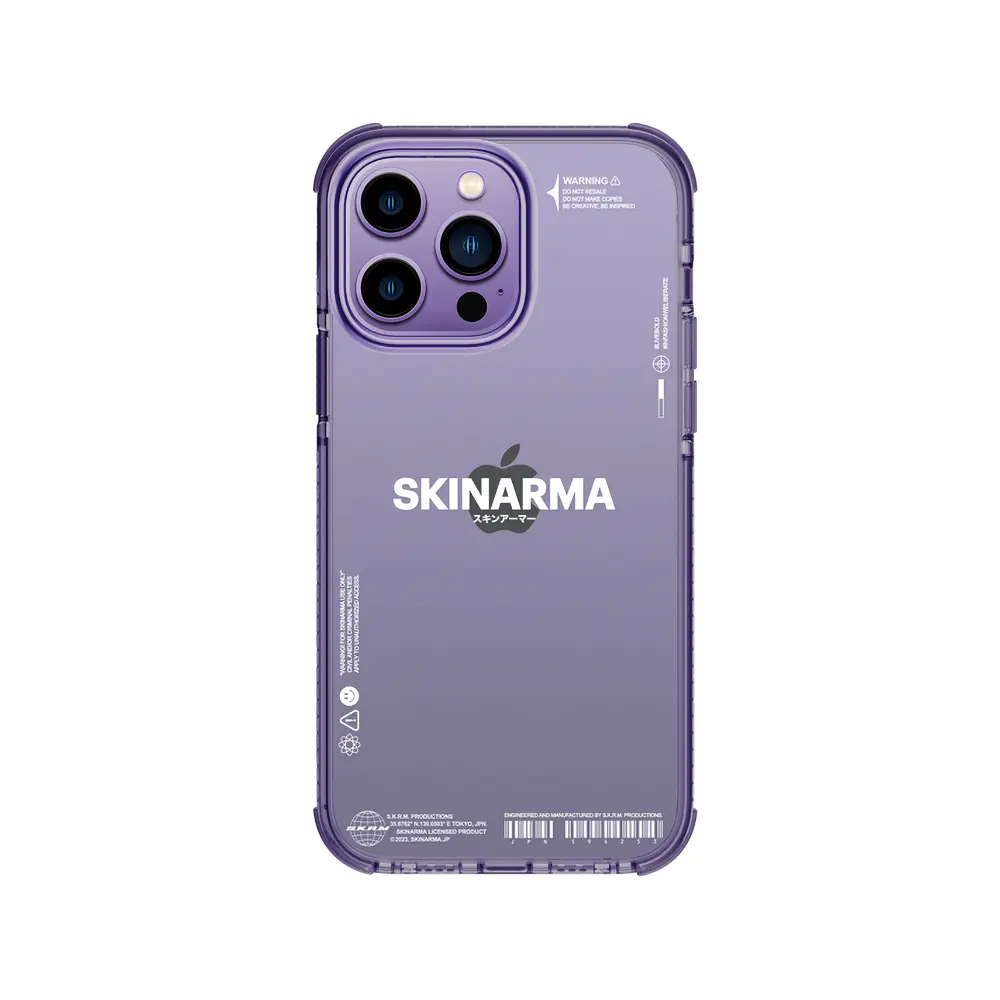 iPhone 14 Pro Şeffaf Airbag Tasarımlı Kılıf - Skinarma Iro