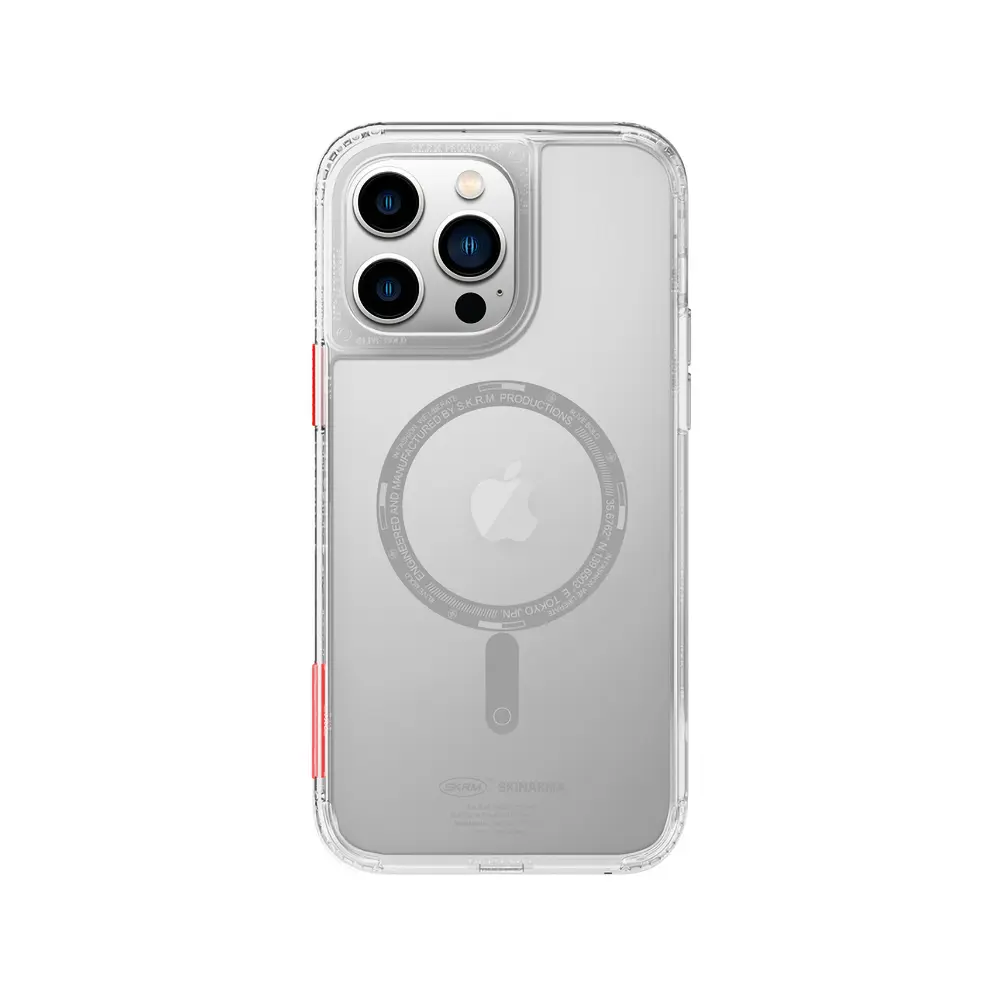 iPhone 14 Pro MagSafe Uyumlu Şeffaf Airbag Kılıf - Skinarma Saido
