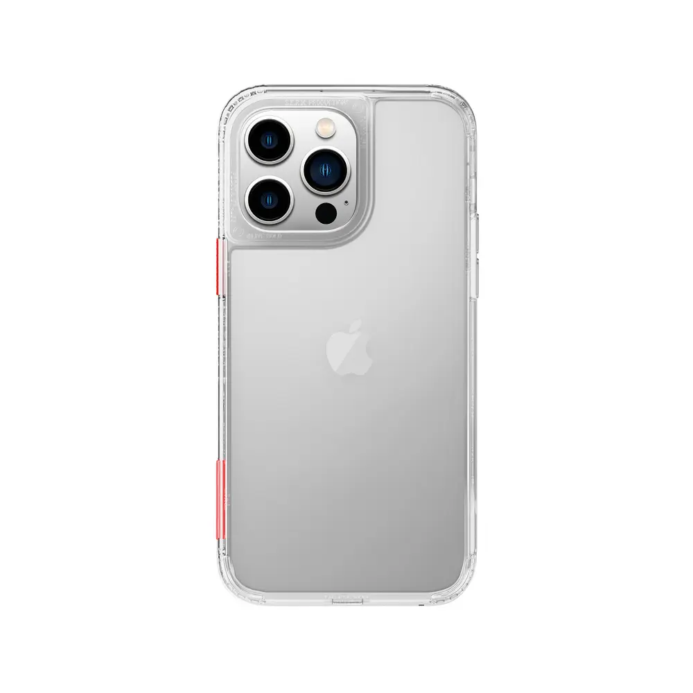 iPhone 14 Pro Şeffaf Airbag Tasarımlı Kılıf - Skinarma Saido