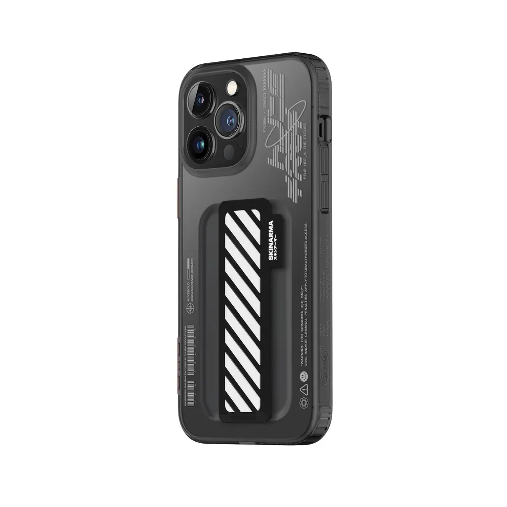 iPhone 14 Pro Şeffaf Desenli Kılıf - Skinarma Kaze