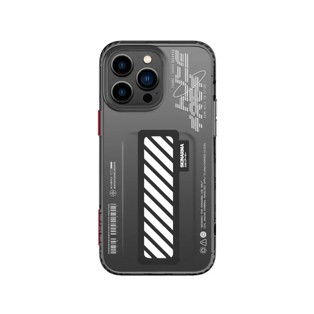 iPhone 14 Pro Şeffaf Desenli Kılıf - Skinarma Kaze