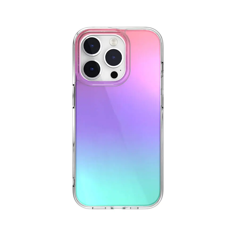 iPhone 14 Pro Şeffaf Renk Geçişli Kılıf - Switcheasy Crush Plus