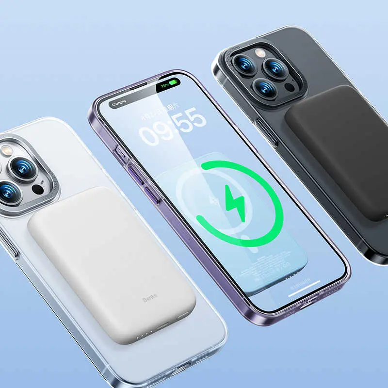 iPhone 14 Pro MagSafe Uyumlu Mat Kılıf - Benks Magnetik Haze