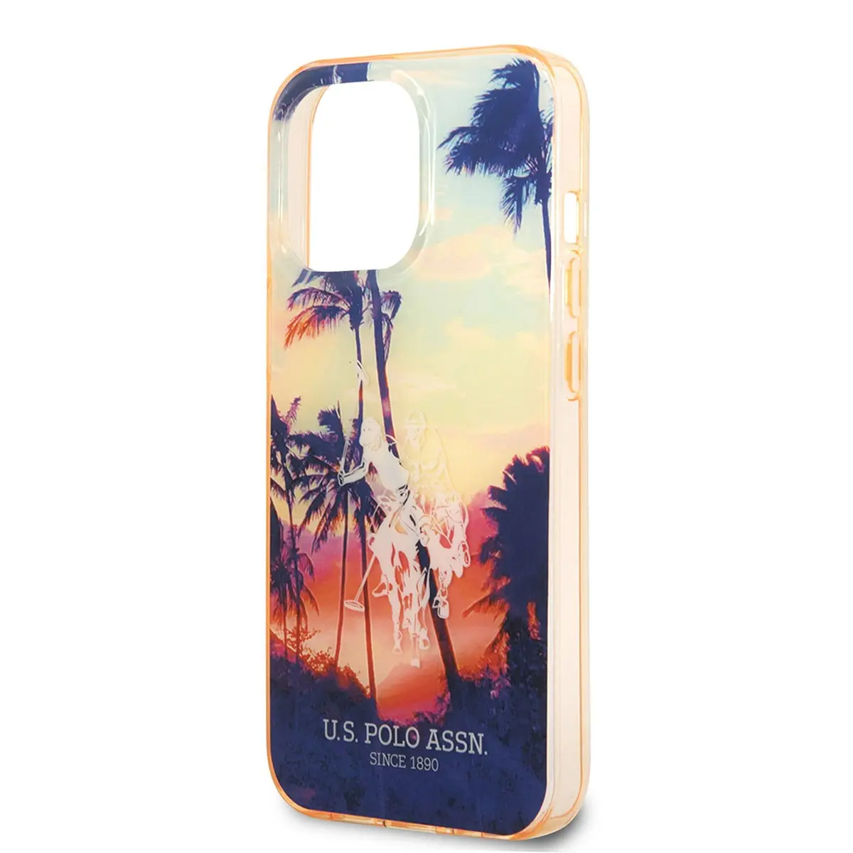 iPhone 14 Pro Renkli Ağaç Baskılı Kılıf - U.S. Polo Assn.
