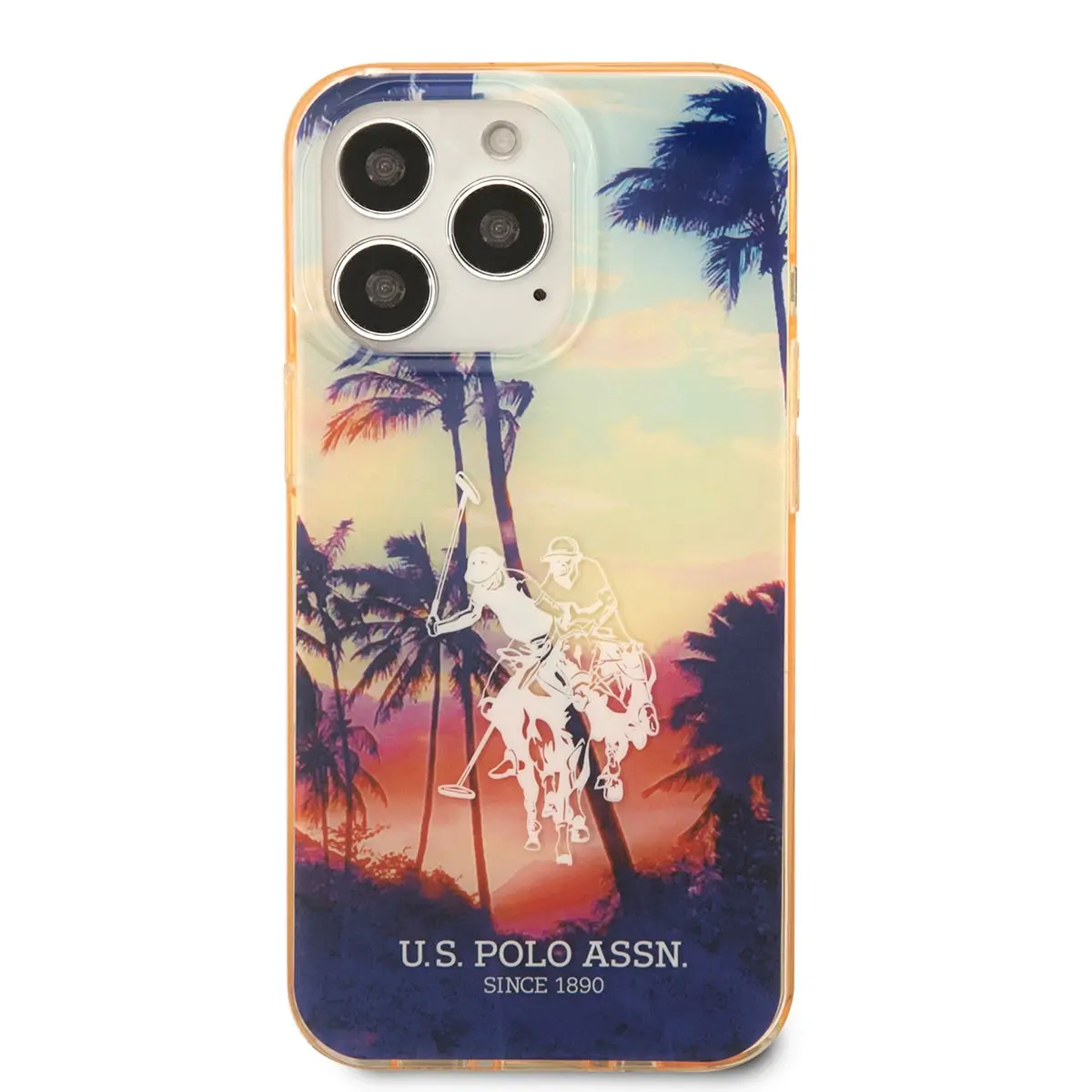 iPhone 14 Pro Renkli Ağaç Baskılı Kılıf - U.S. Polo Assn.
