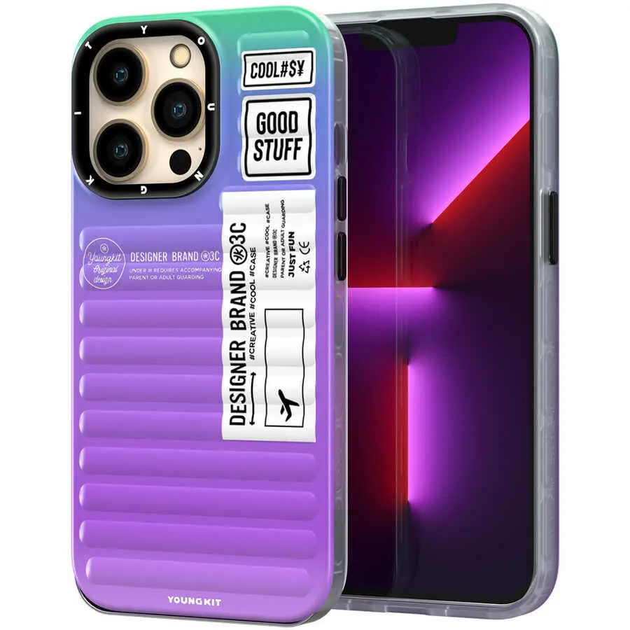 iPhone 14 Pro Renk Geçişli Kılıf - YoungKit The Secret Color