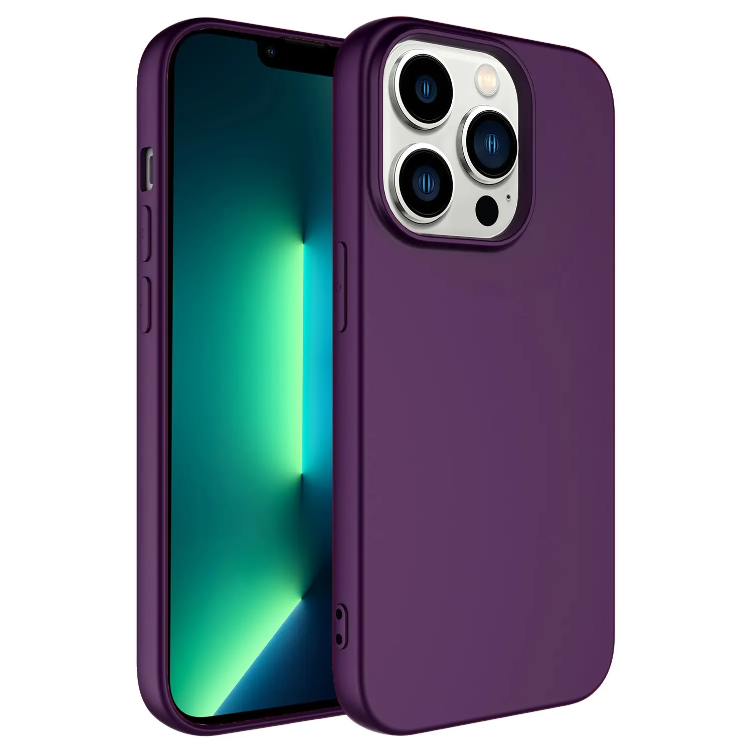 iPhone 14 Pro Silikon Kılıf, Mat Yüzeyli - Zore LSR Lansman Kapak