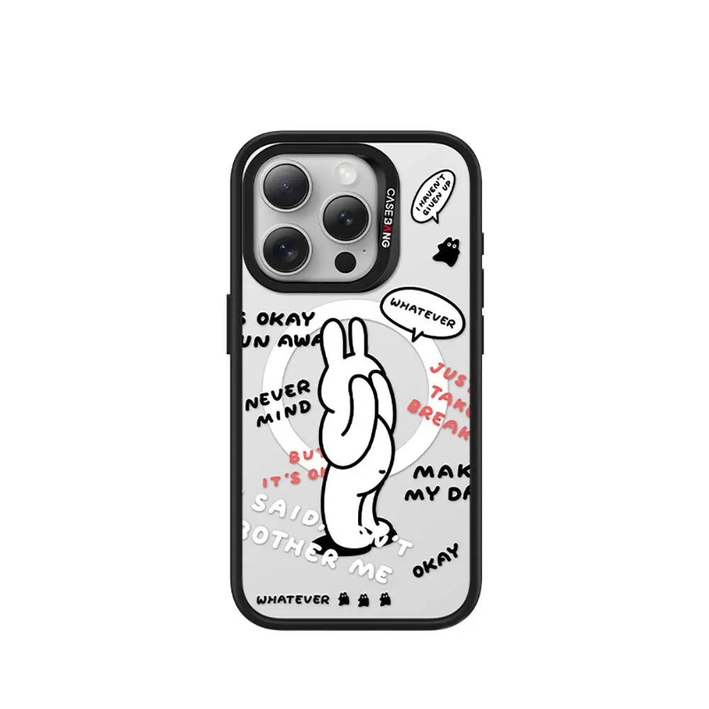 iPhone 14 Pro MagSafe Uyumlu Mıknatıslı Arka Panel - Casebang Chill Out