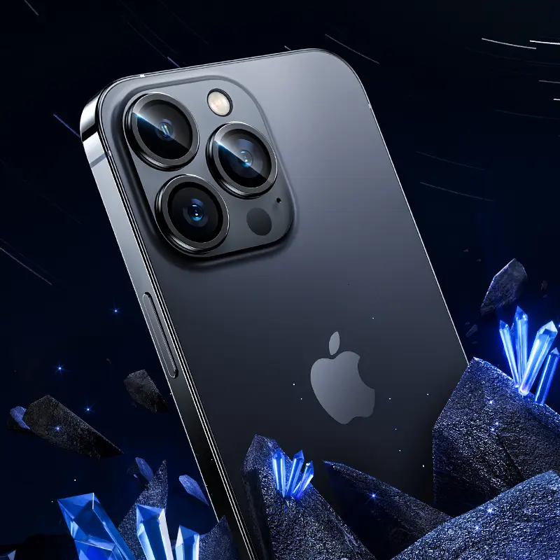iPhone 14 Pro Max Kamera Lens Koruyucu - Benks DR Safir Kaplama