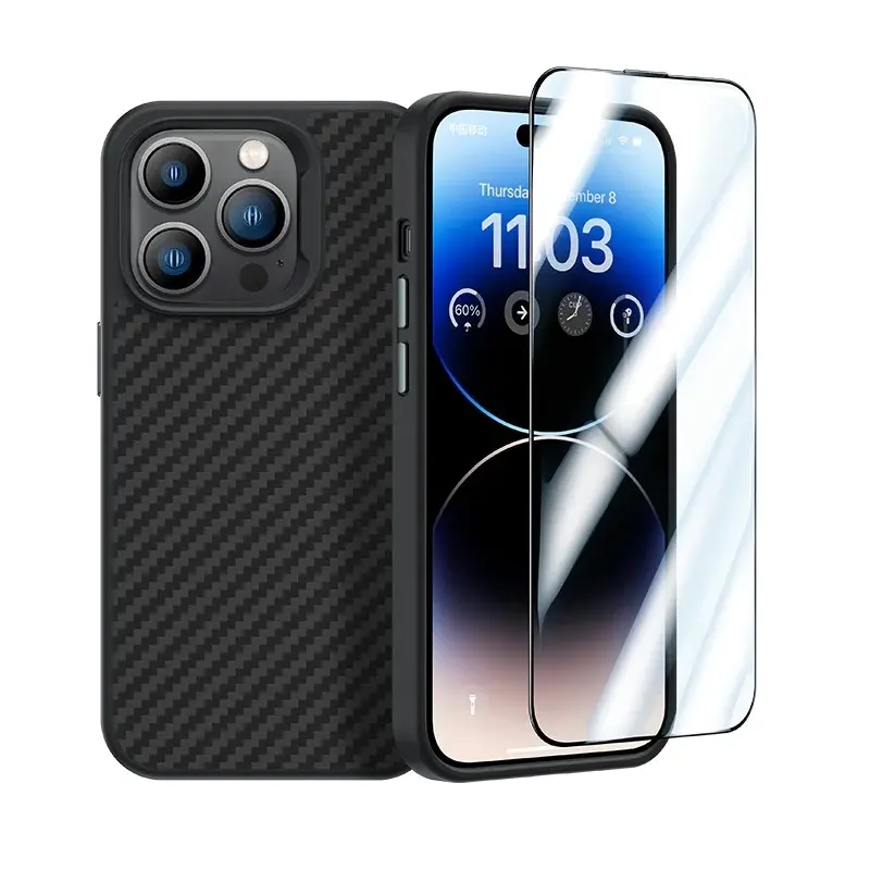 Apple iPhone 14 Pro Max Benks Grand Combo 5in1 Aksesuar Seti Kılıf-Ekran Koruyucu-Lens Koruyucu-Kablo-Powerbank
