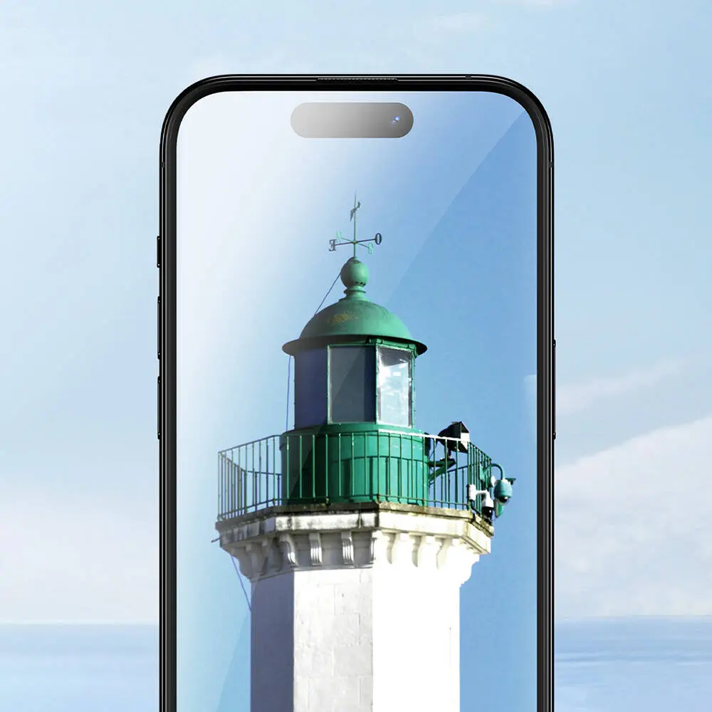 iPhone 14 Pro Max Temperli Cam Ekran Koruyucu - Benks Ultra Shield 0.4 mm