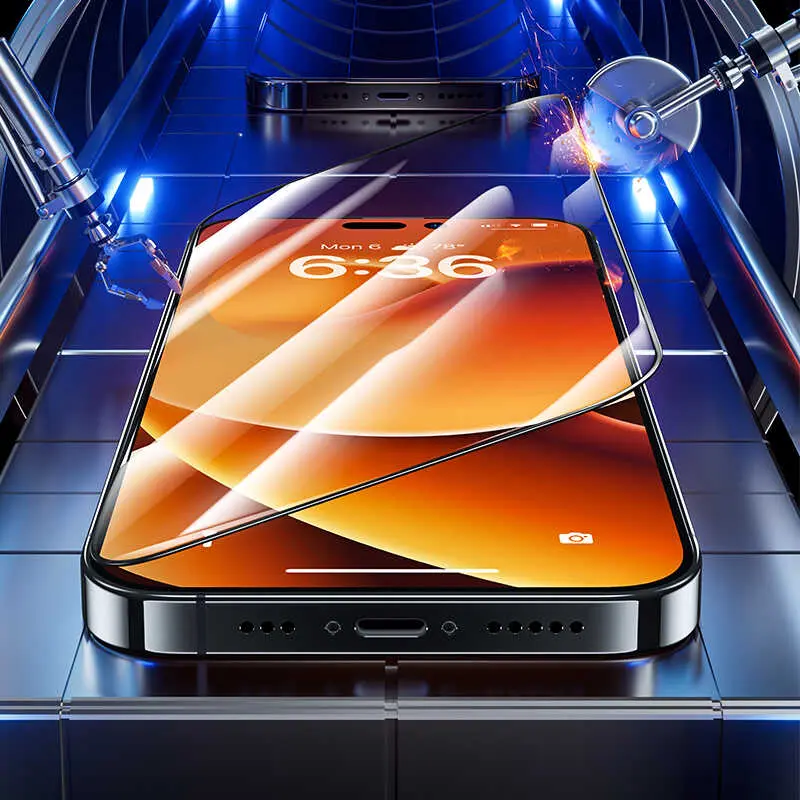 iPhone 14 Pro Max Şeffaf Ekran Koruyucu - Benks V Pro Plus