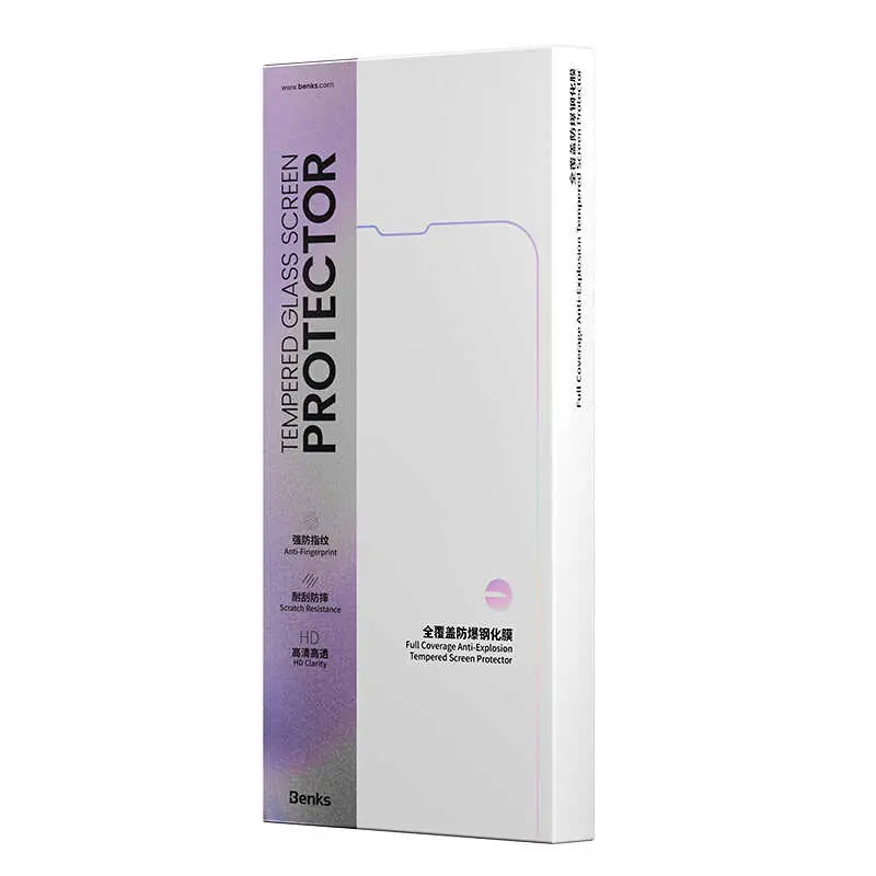 iPhone 14 Pro Max Şeffaf Ekran Koruyucu - Benks V Pro Plus