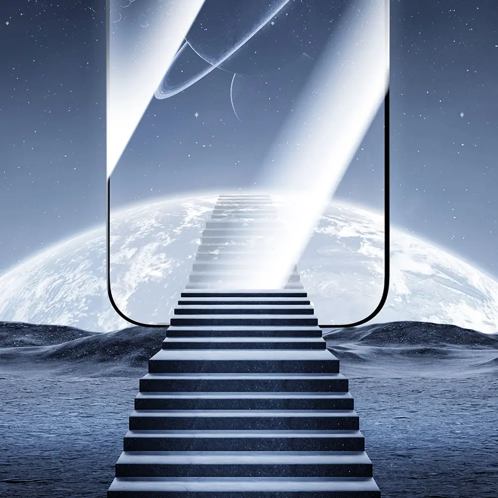 iPhone 14 Pro Max Ekran Koruyucu, Uygulama Aparatlı - Benks V Pro