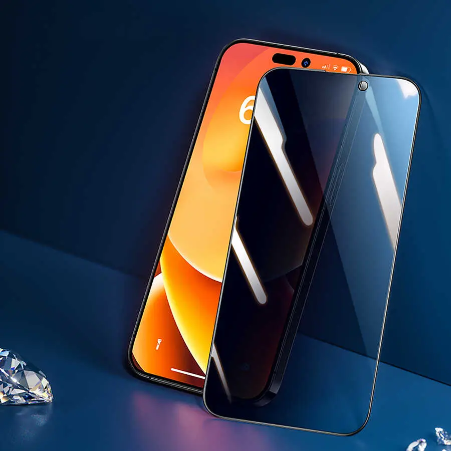 iPhone 14 Pro Max Hayalet Ekran Koruyucu - Benks V Pro Plus Privacy